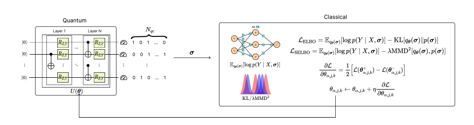 Quantum-inspired HyperNetworks Enhance Training of Binary Neural Networks