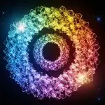 Rainbow torus of quantum shards