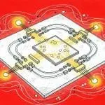 Chip with four illuminated input ports
