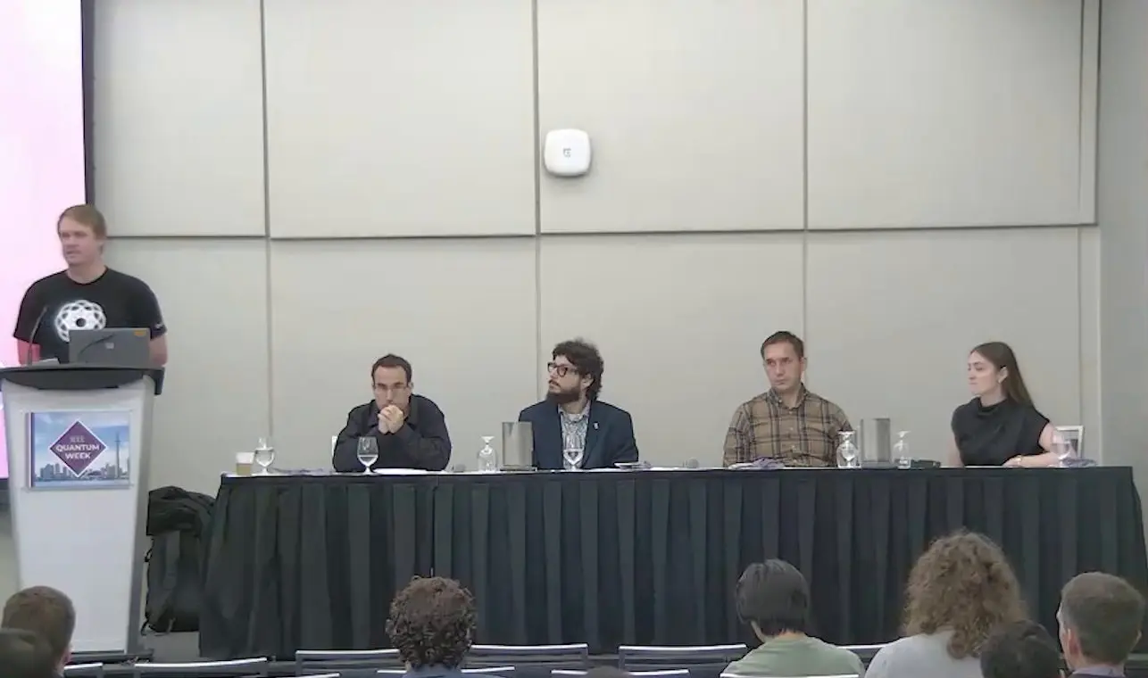 Quantum Policy At Qce26 Ran Ahead Of The Machines James Guilmart moderating a panel on making quantum computing products usable for mainstream buyers