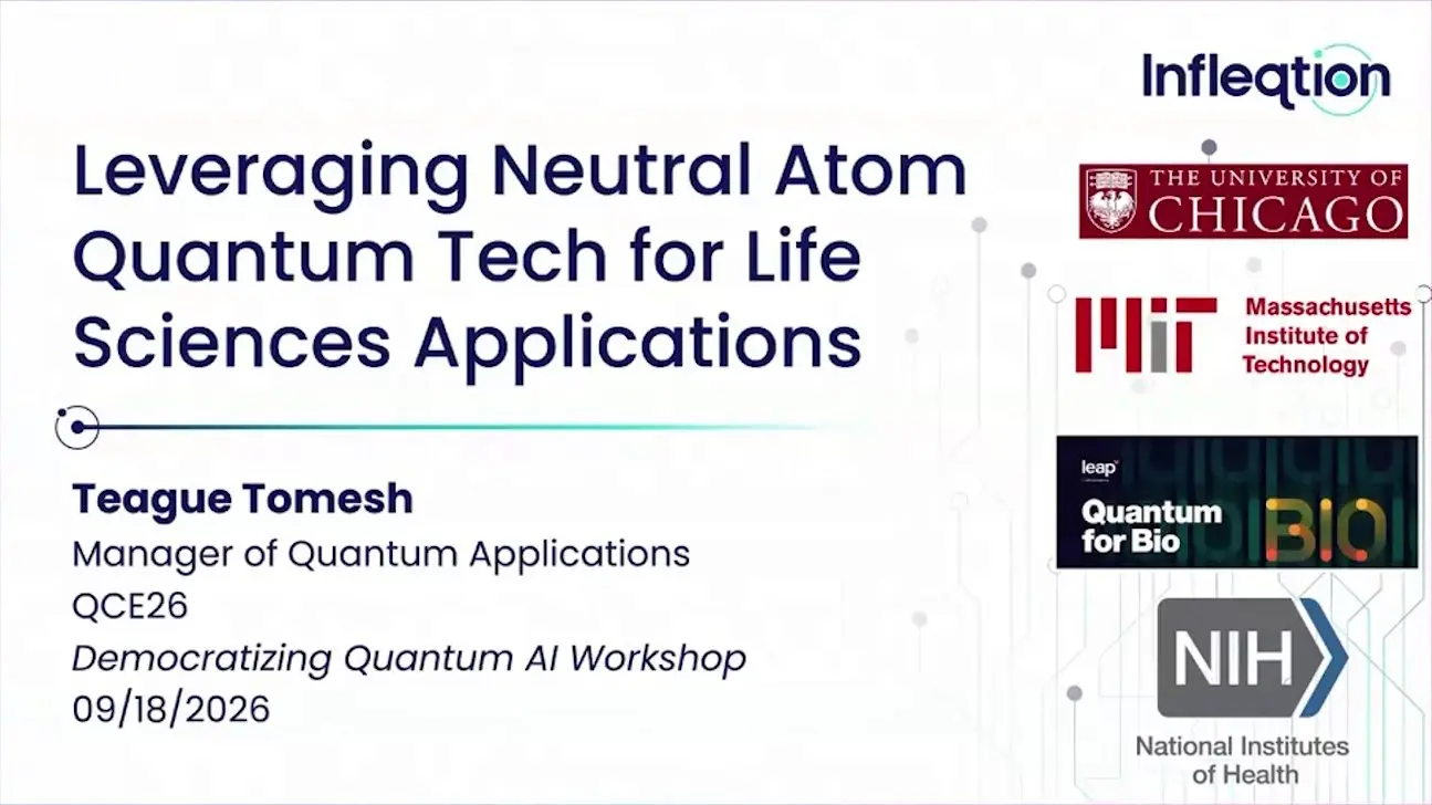 Title slide on neutral atom work for cancer genes and breath tests