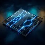 A silicon-photonics chip