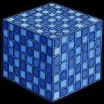 Cube of small square tiles