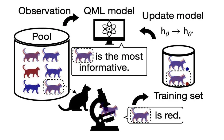 Quantum Active Learning: A New Approach to Enhance Machine Learning Efficiency