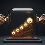 Blockchain distributed ledger recording immutable transactions