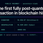 QoreChain Validates Post-Quantum Crypto With 1,000 QOR Transfer