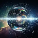 Quantum sphere amid cosmic background