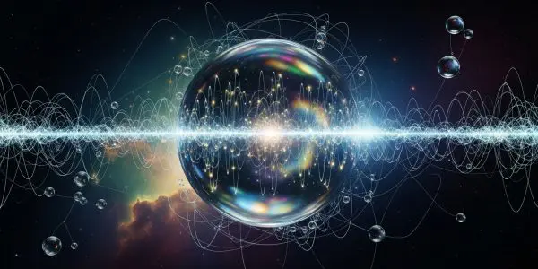 Quantum sphere amid cosmic background