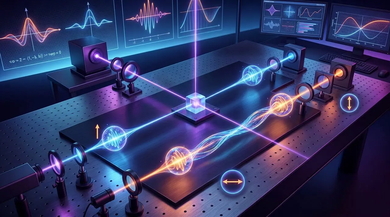 Entanglement across a chip