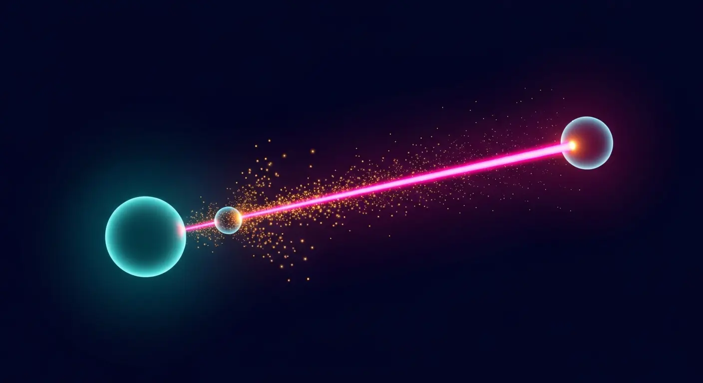 Trapped ion quantum computer controlling individual atoms with lasers
