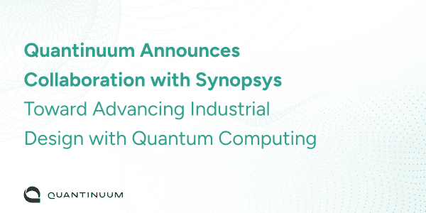 Quantum Algorithms Join Synopsys Tools for Scalable Industrial Design