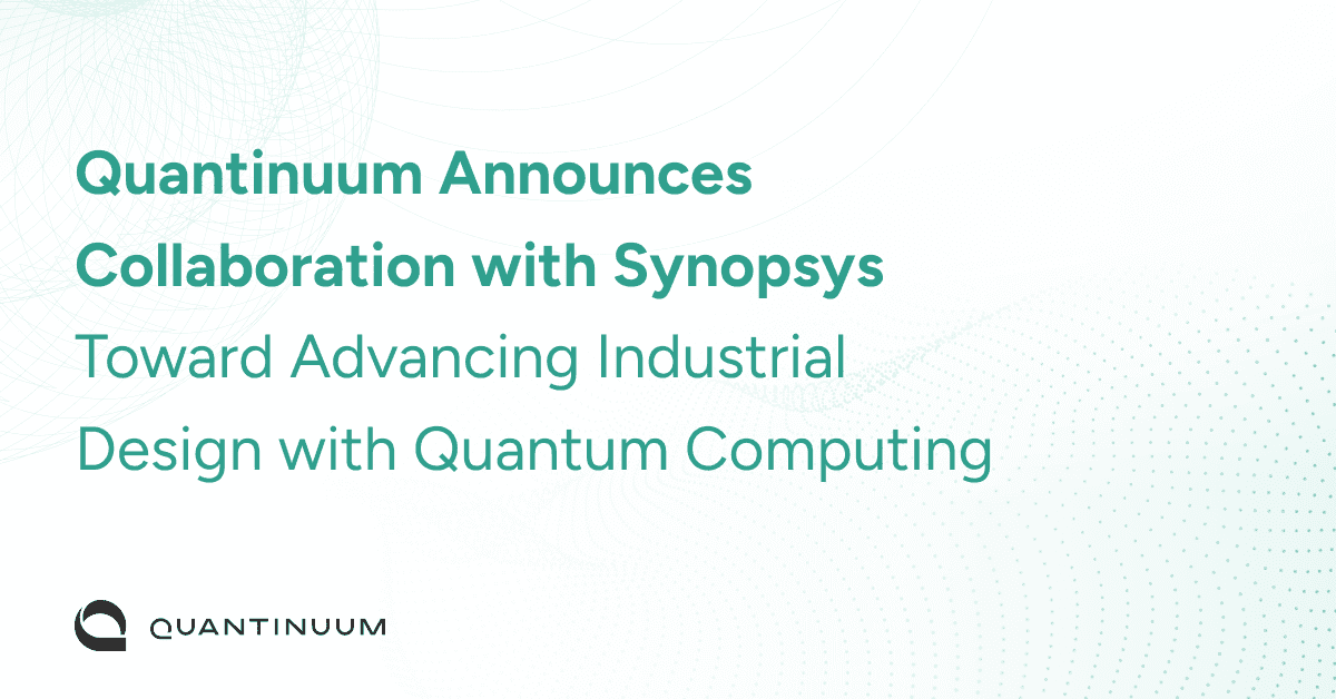 Quantum Algorithms Join Synopsys Tools for Scalable Industrial Design