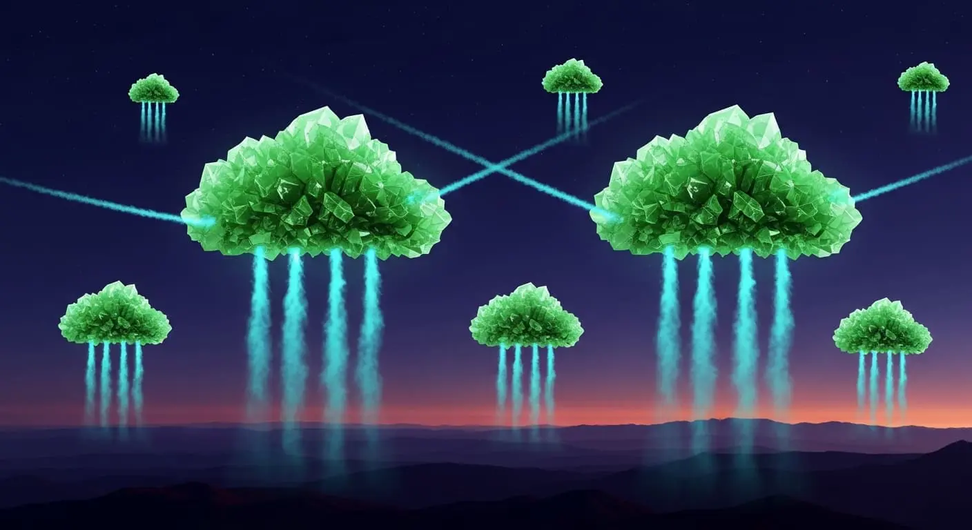 Quantum Atom Chains Mimic Complex Systems Despite Limited Connections