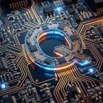 A quantum circuit on a chip