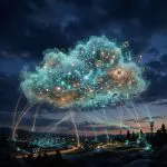 Small distributed data centres feeding a central cloud
