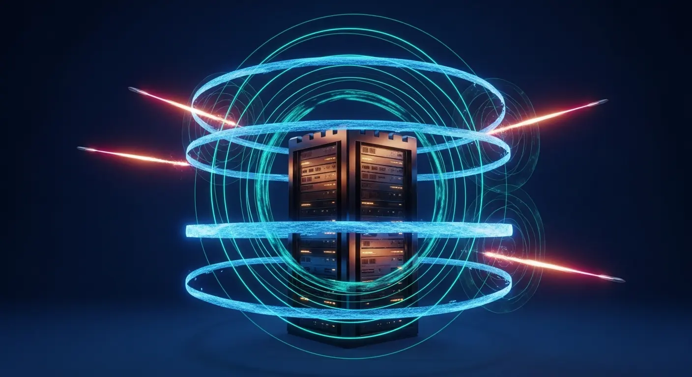 Cybersecurity defences protecting digital infrastructure from threats