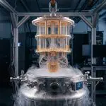 Quantum computer in a shielded chamber