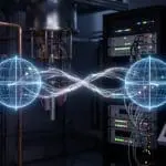 Two entangled quantum orbs