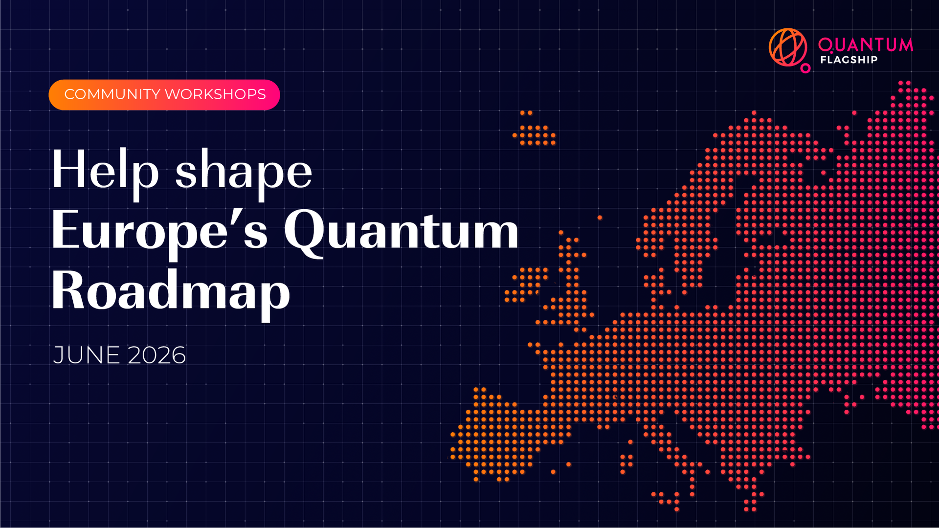 Quantum Flagship Gathers Input on EuroQCI via Workshops