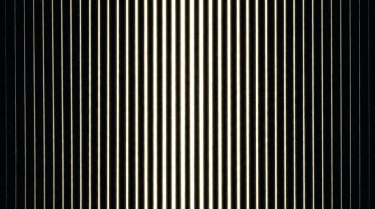 A diffraction pattern