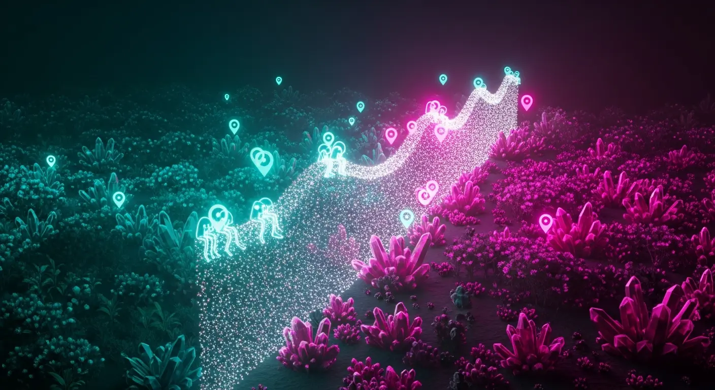 Machine learning algorithms learning patterns from training data