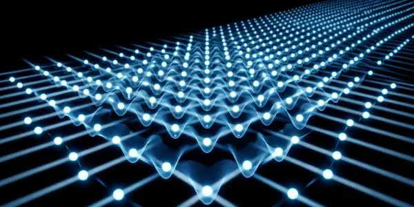 A grid of standing-wave wells with a single bright atom held in each