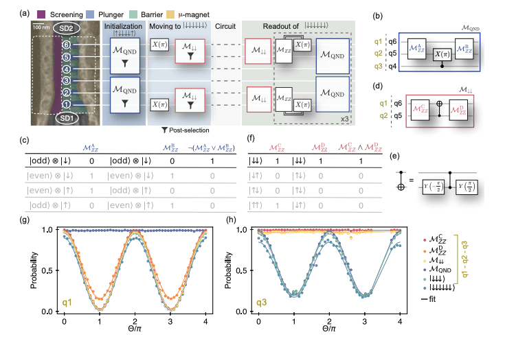 Six-Qubit Processor Demonstrates Limits of Semiconductor Quantum Computation