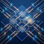 A superconducting qubit chip lattice