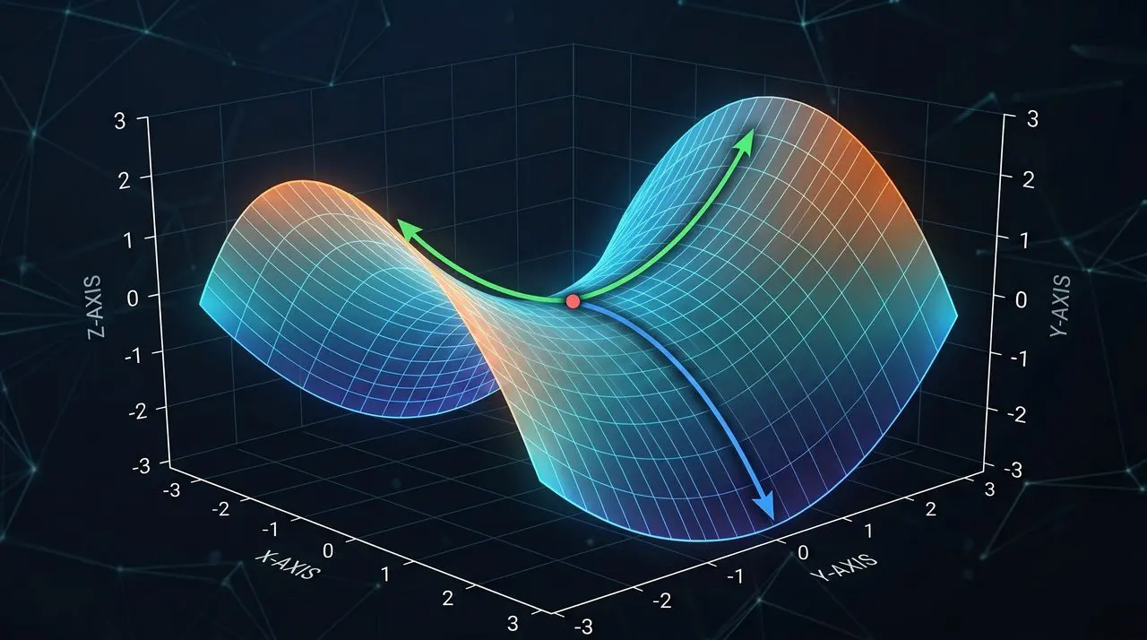An optimization loss landscape
