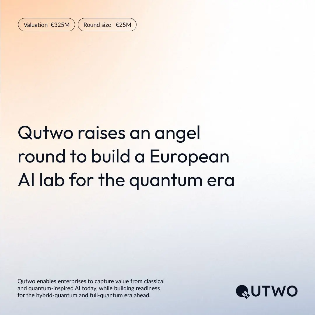 Qutwo Secures €25M Angel Round at €325M Valuation