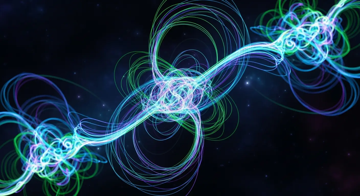 Intertwined quantum swirls