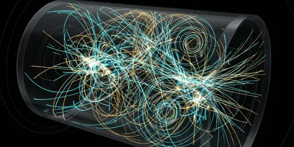 Curling tracks reconstructed inside a cylindrical detector