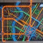 A metropolitan quantum network map