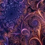 An intricate fractal spiral