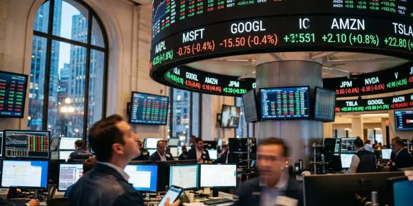 Financial market screens