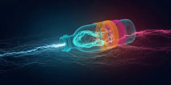 Rotating Detectors Reveal How Information Links across Space