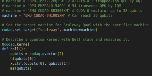 Scaleway: CUDA-Q Integration Unifies GPU Supercomputing & European Quantum Hardware in Cloud