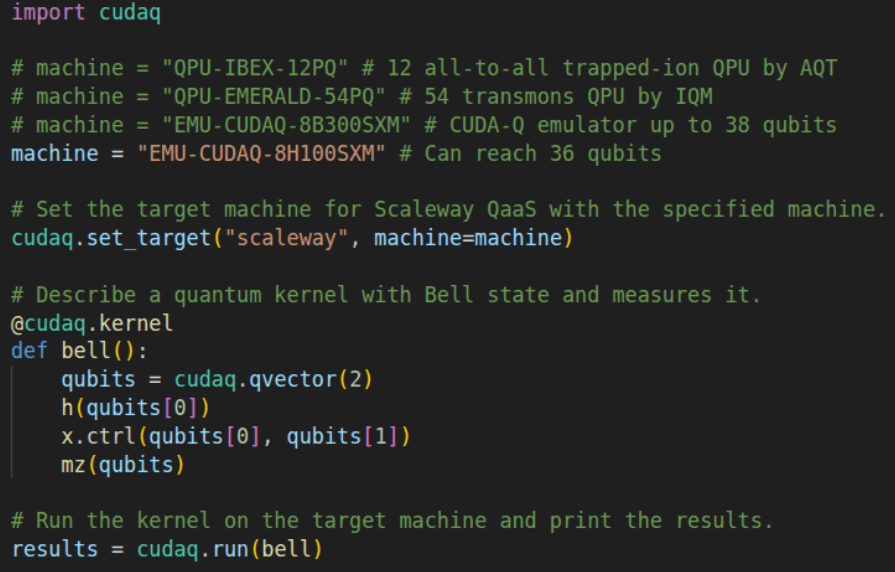 Scaleway: CUDA-Q Integration Unifies GPU Supercomputing & European Quantum Hardware in Cloud