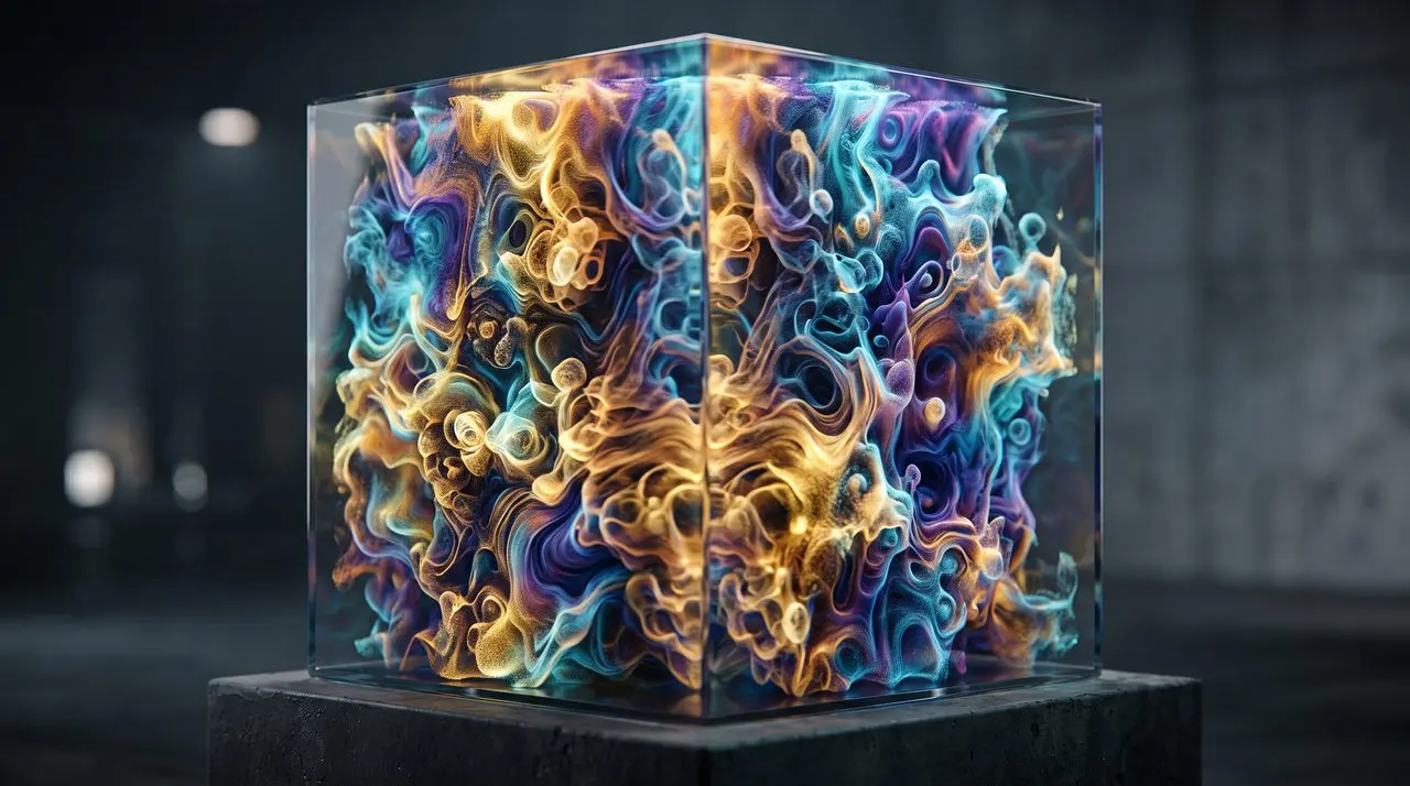 A colourful quantum state space