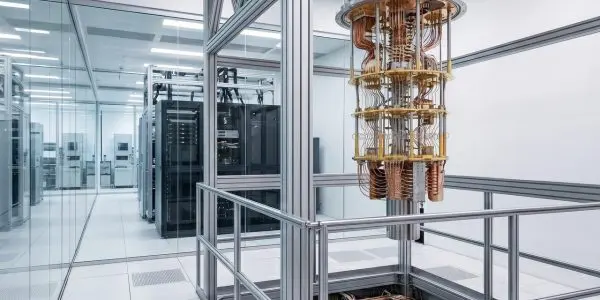 A quantum computer's dilution refrigerator