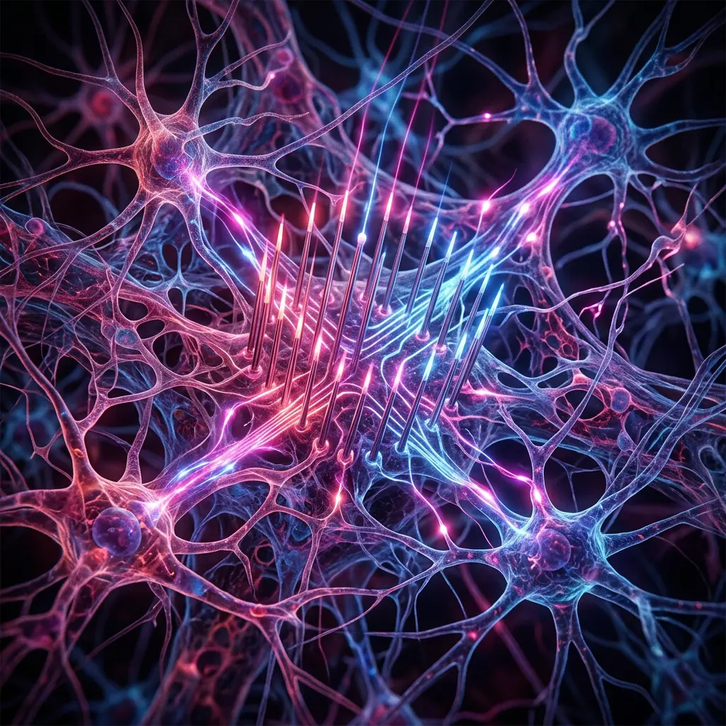 Microelectrode array illuminating cortical tissue