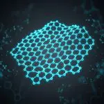 Honeycomb graphene sheet bending into a chip-like structure