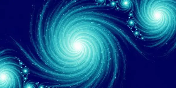 Fluid dynamics simulation of turbulent flow patterns