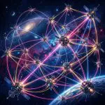 Network nodes connected by single-photon links