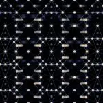 A repeating lattice suggesting periodic order