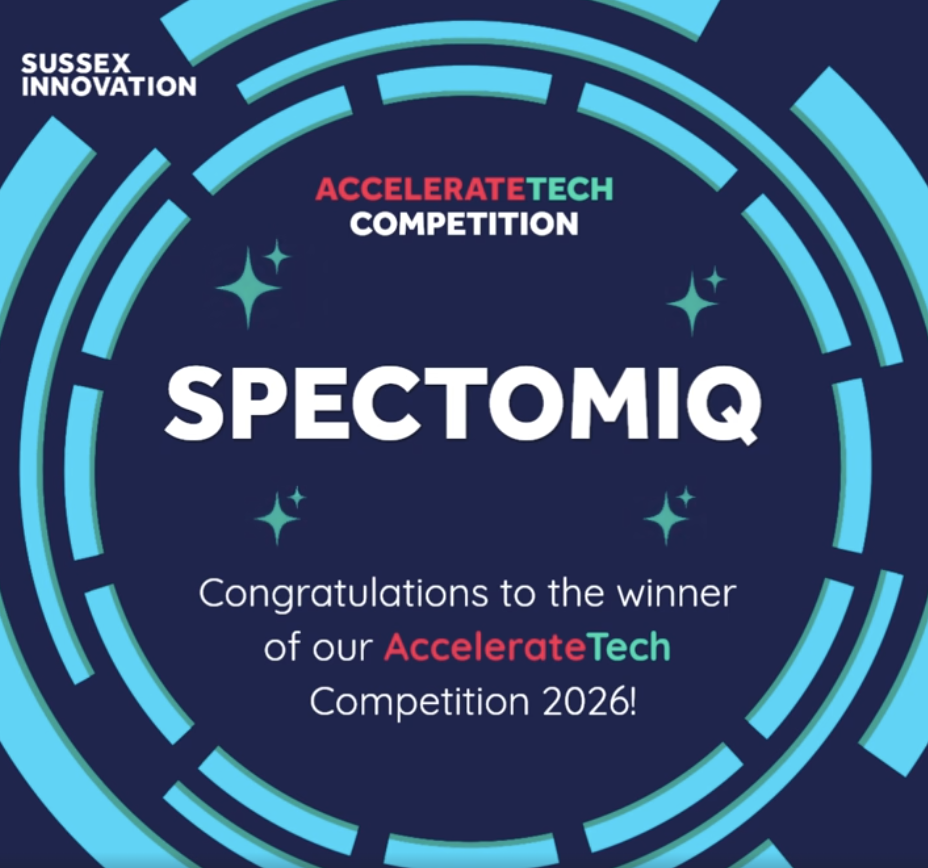 Spectomiq Wins £20K Sussex Innovation AccelerateTech Award