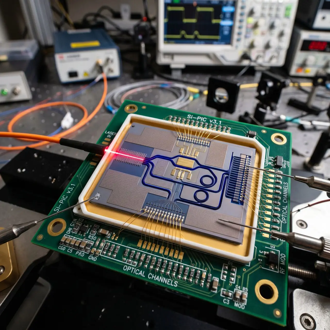 A photonic integrated chip