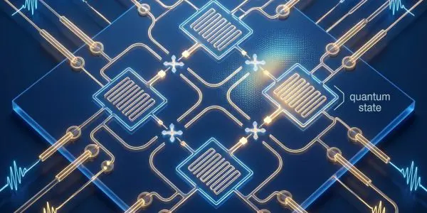 A superconducting qubit chip lattice