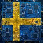 Sweden quantum computing companies circuit-board flag