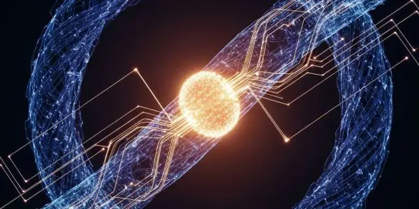 Dynamic system loop reinforced by glowing memory node feeding back stabilizing signals